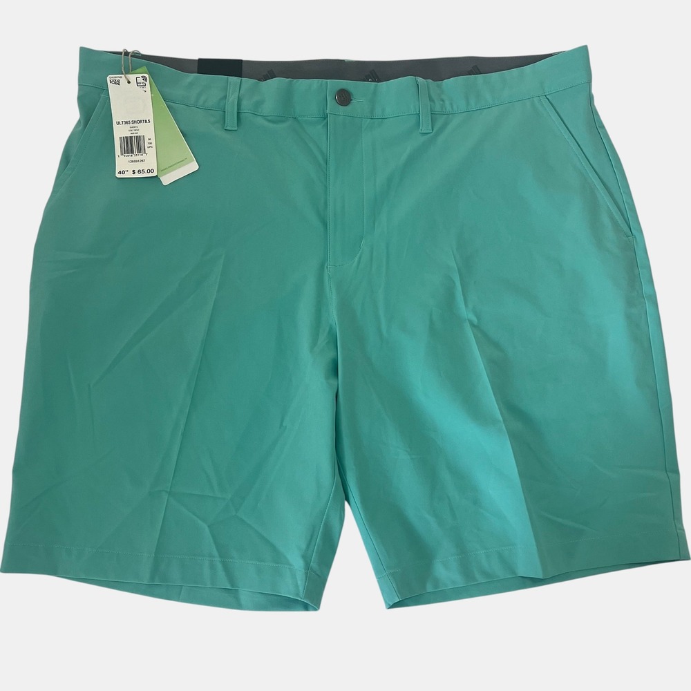 adidas Ultimate365 Golf Shorts Men's 40 Acid Mint NWT Regular Fit Stretch